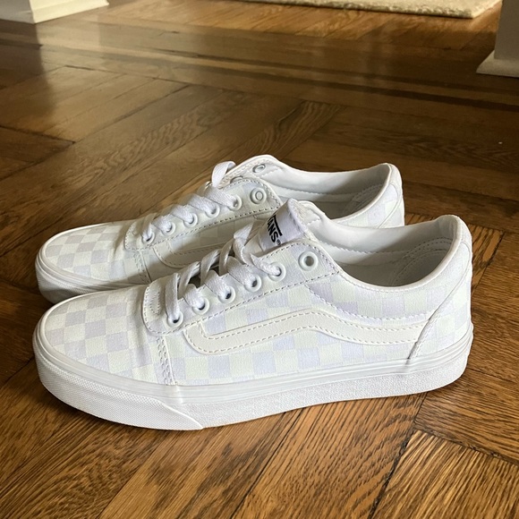 Vans Checkered White Sneakers - Picture 6 of 10